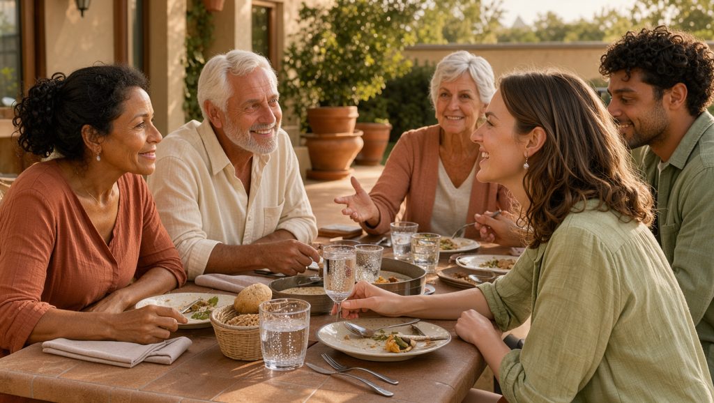 Après le repas de famille : éviter la cigarette sans s’isoler